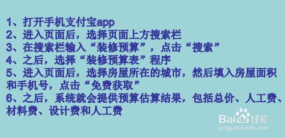 装修费用如何估算