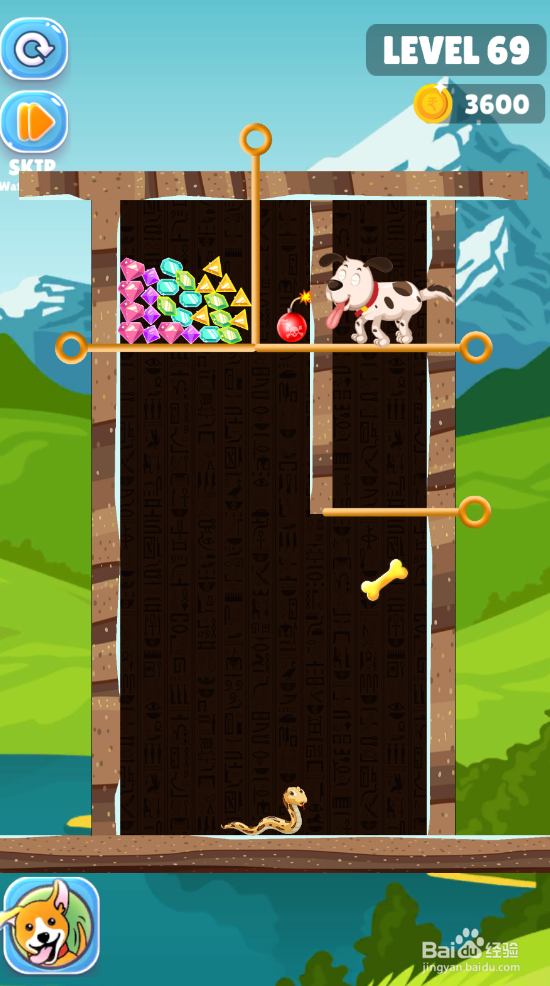 Save The Puppy的LEVEL 69怎样通过？