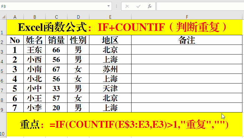 Excel函数公式：实用函数公式