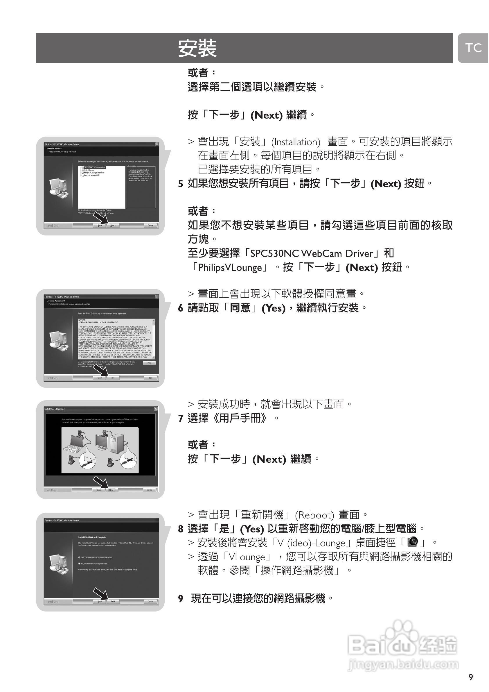 PHILIPS SPC530NC摄像头说明书:[1]