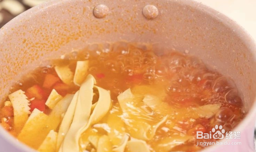 11个月宝宝补铁补钙补锌---海米鸡蛋紫菜面片汤