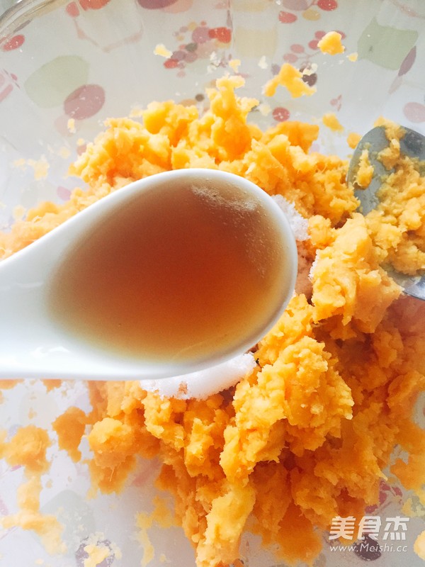 呆萌红薯球的做法