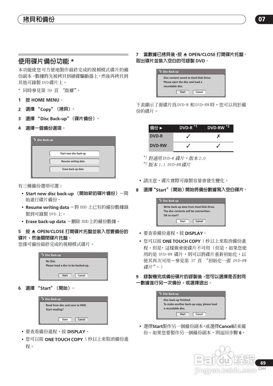 DVD录制机DVR-510H-S使用说明书:[7]