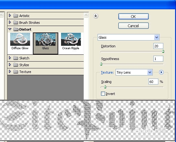利用图层样式及滤镜制作闪亮的钻石字