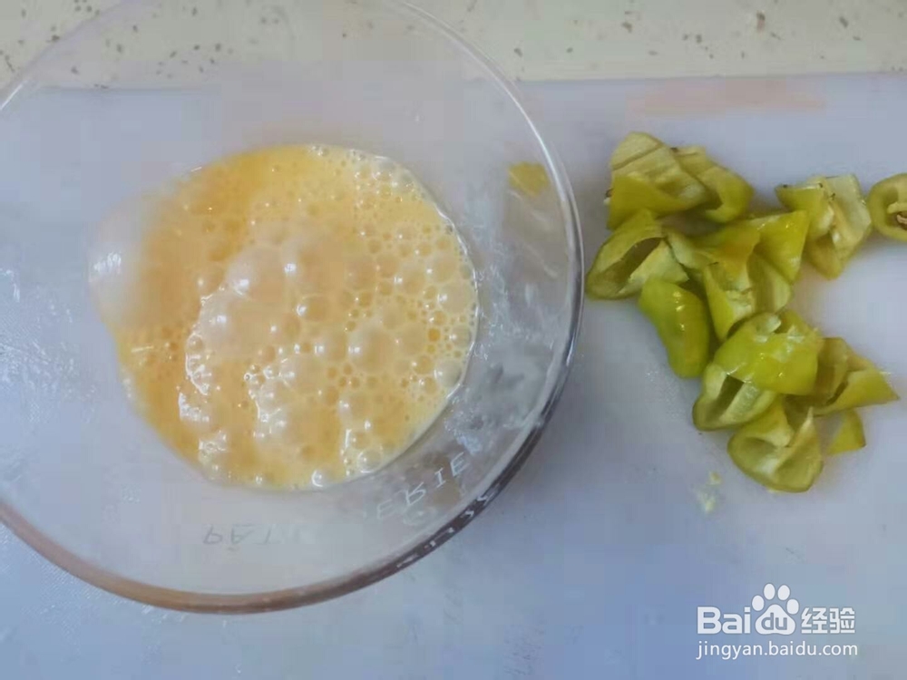 家常菜-鹅蛋炒尖椒