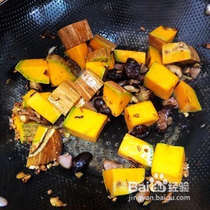 香菇火腿南瓜饭