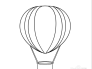 怎么画热气球简笔画（儿童简笔画）