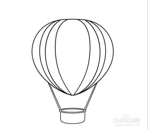 怎么画热气球简笔画（儿童简笔画）