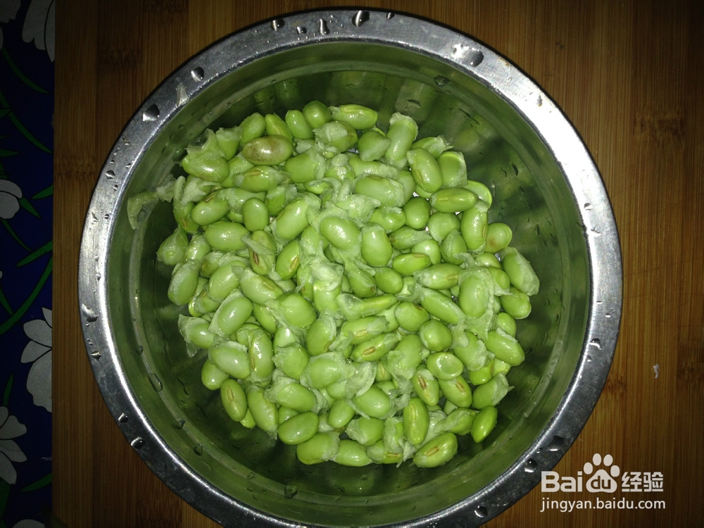 私房菜 丝瓜毛豆