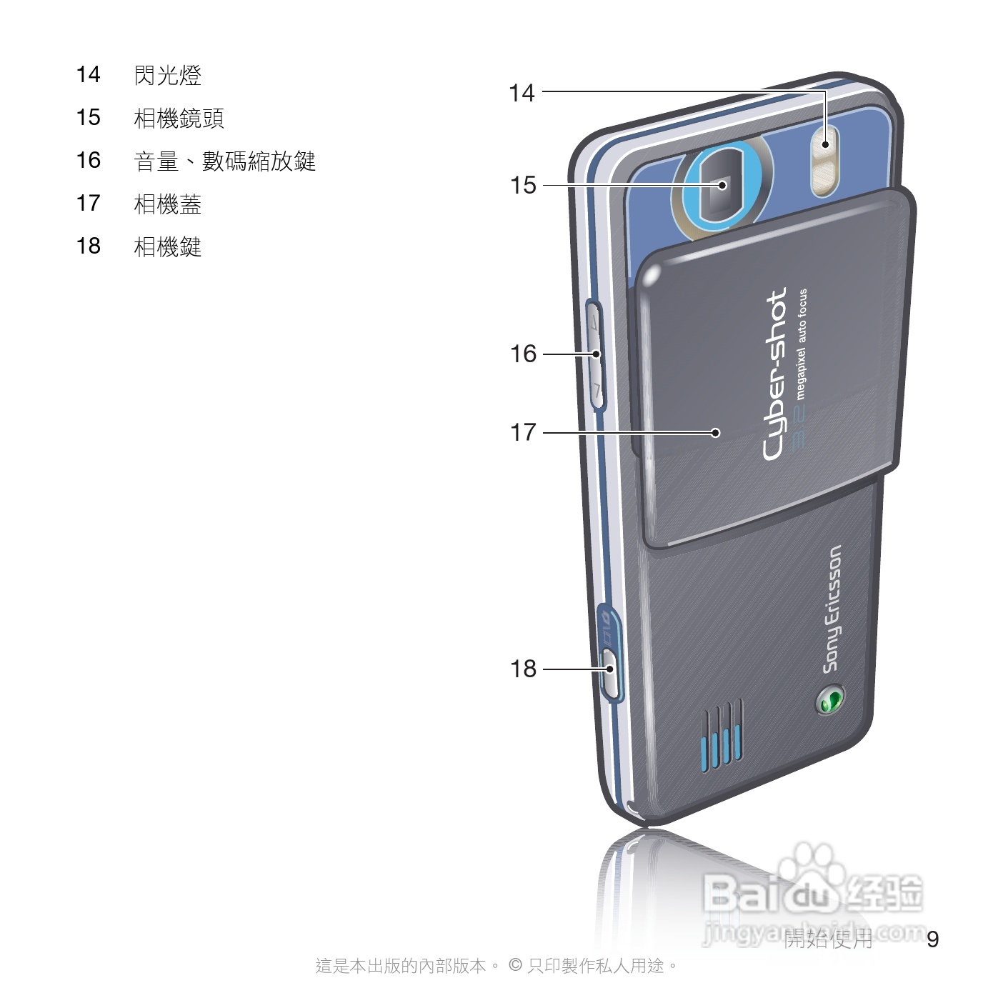 索尼爱立信C510手机使用说明书:[2]