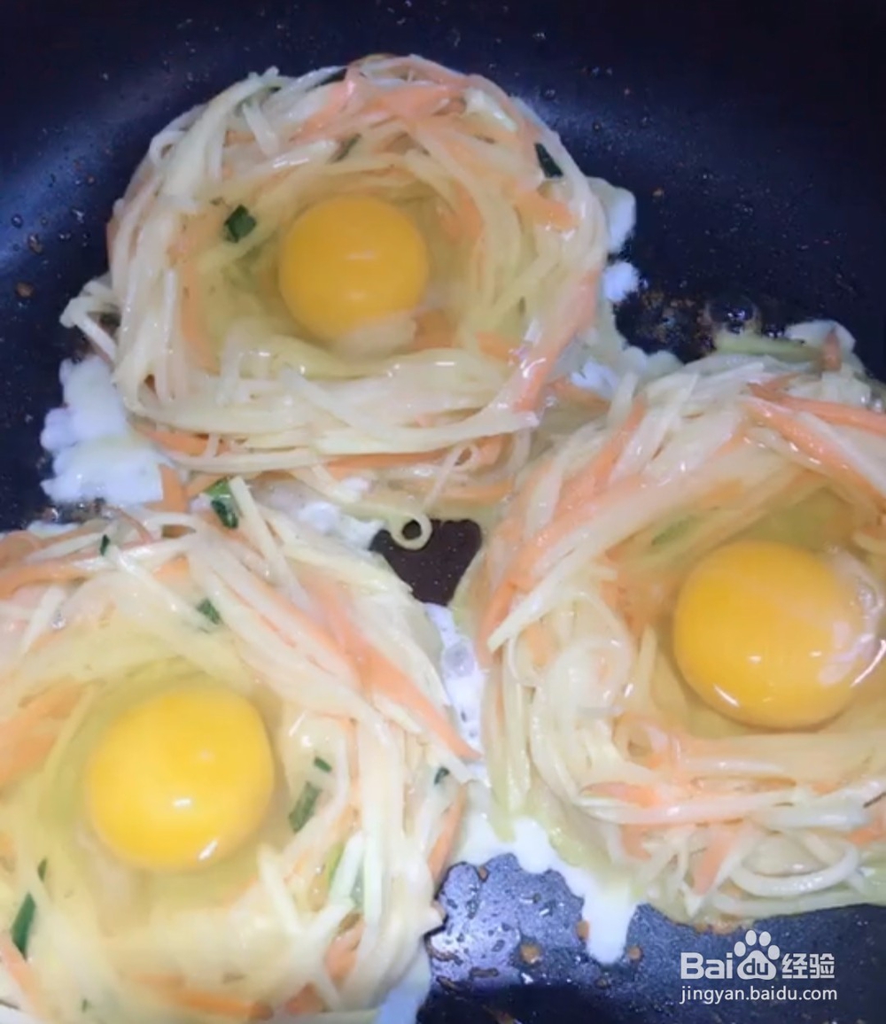 鸟巢鸡蛋饼的美味做法