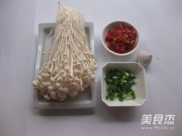 剁椒金针菇的做法