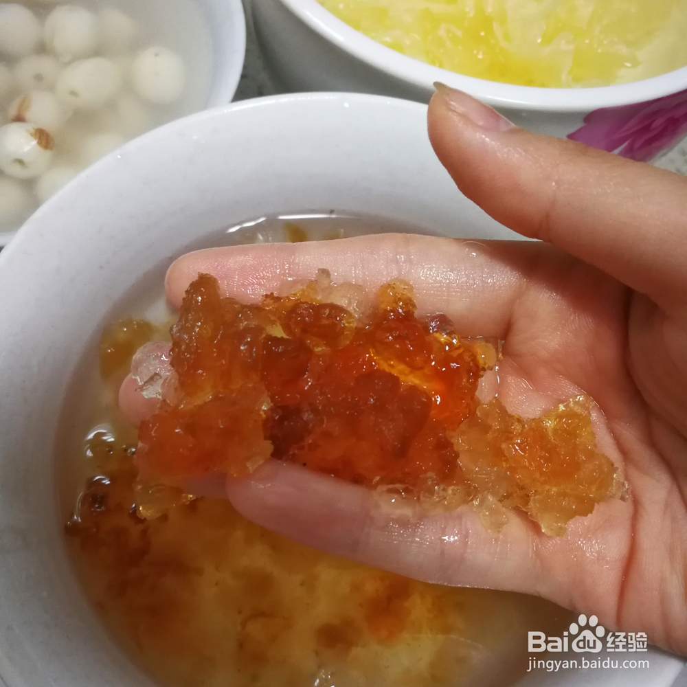 丧失自制力的紫薯桃胶银莲羹