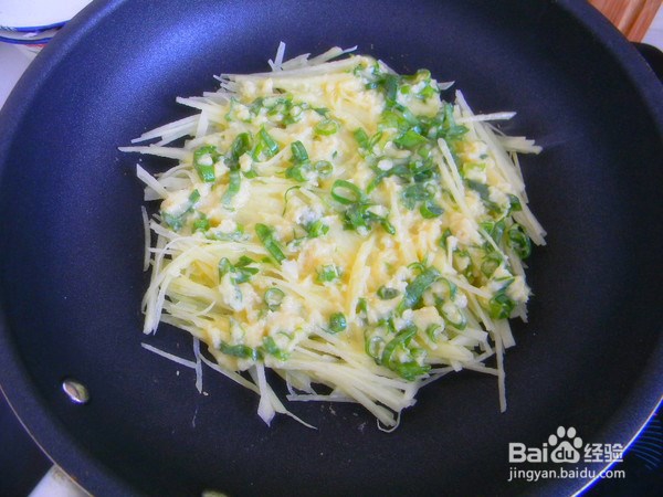 快捷土豆丝饼