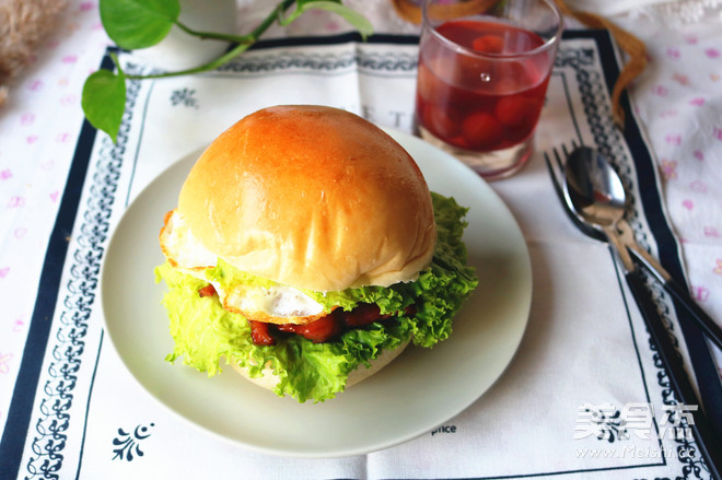 叉烧鸡腿堡的做法