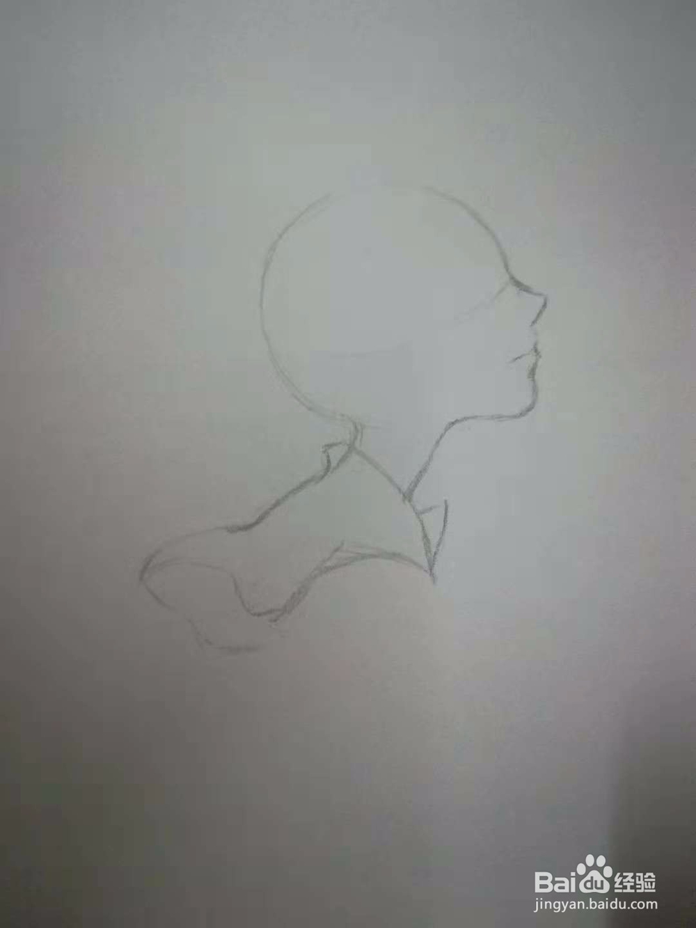 《迎风少女》手绘漫画人物插画线稿教程