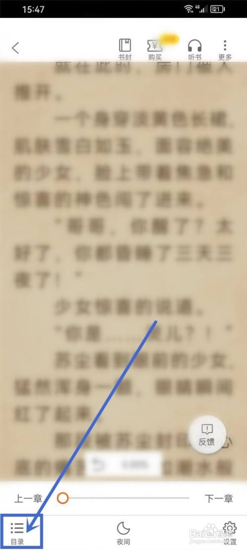 如何使用必看小说APP查看书签？