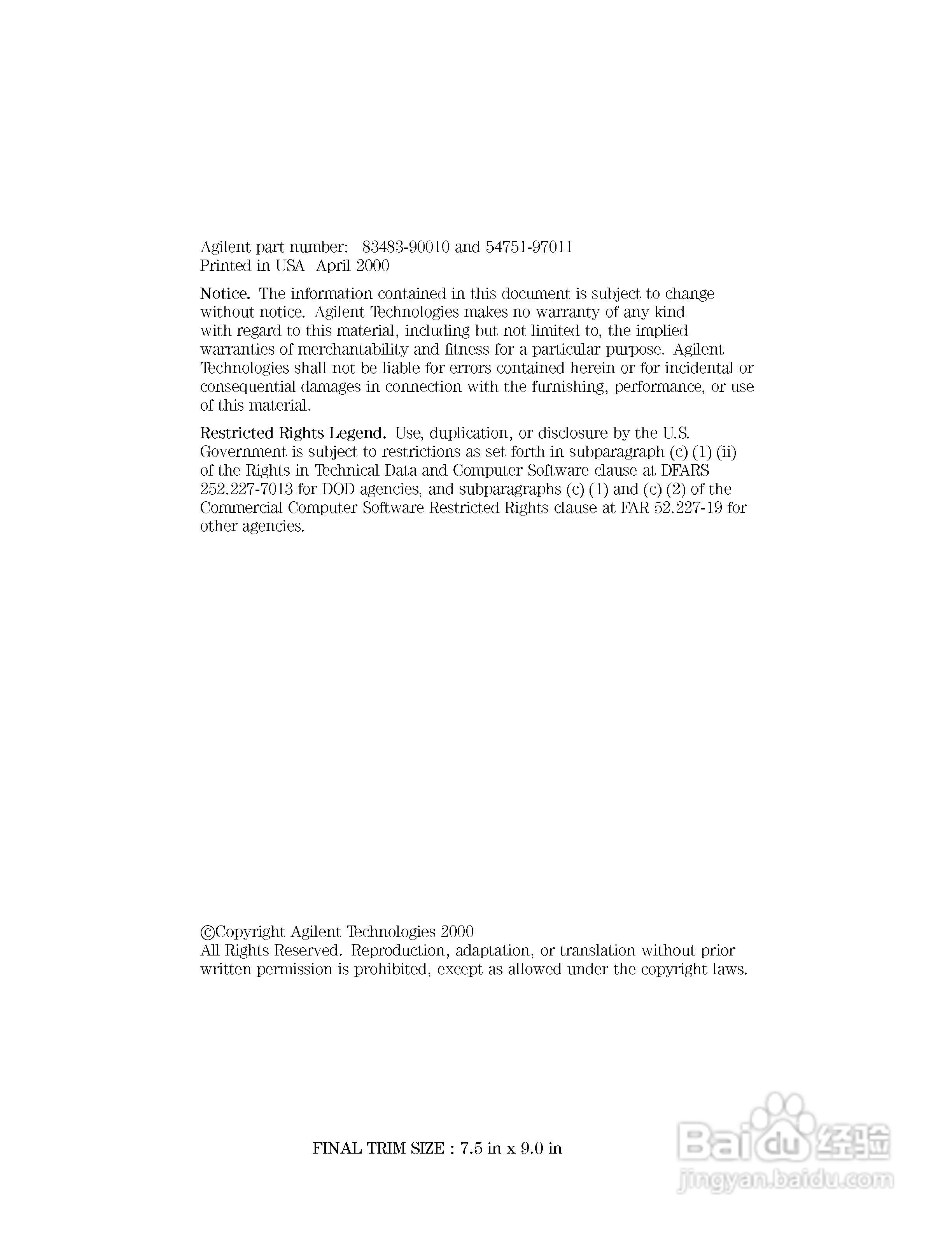 HP 83483E仪器说明书:[1]