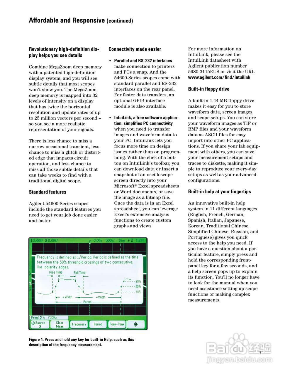 HP 54600SERIES仪器说明书:[1]