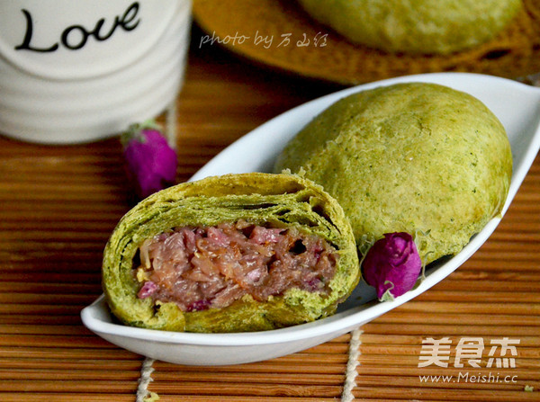 抹茶玫瑰花饼