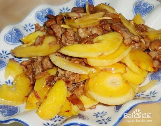 人参果炒肉片