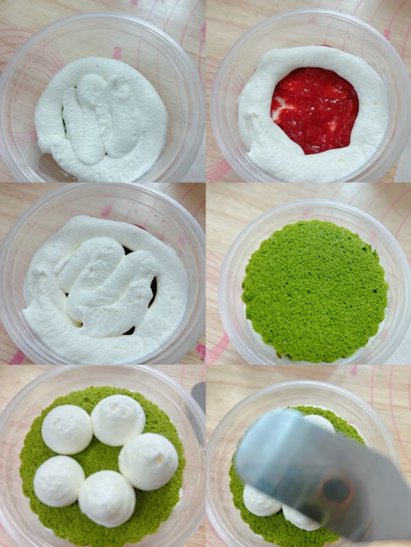 春天花花杯子蛋糕草饲淡奶油轻松裱花