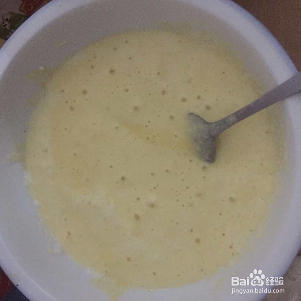 电饭煲制作蛋糕的小步骤