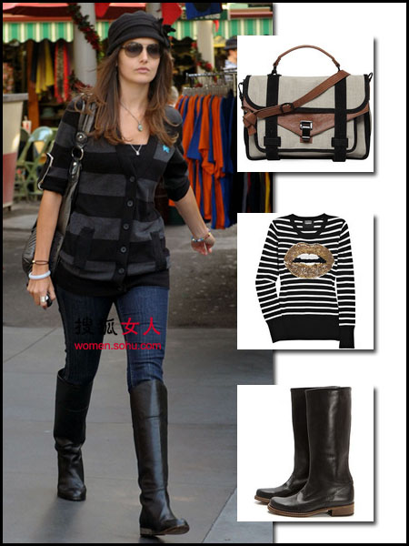 小牛皮高筒靴保暖实穿打折卖划算