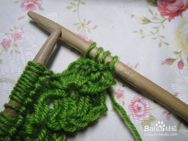 围巾织法——太阳花详细图解