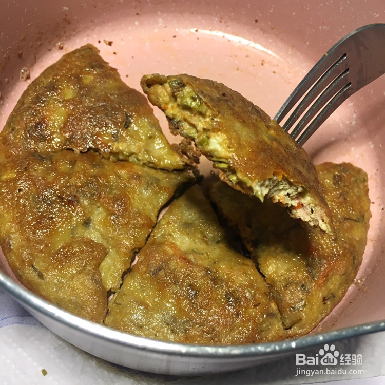 吃不胖的香椿煎鸡蛋饼