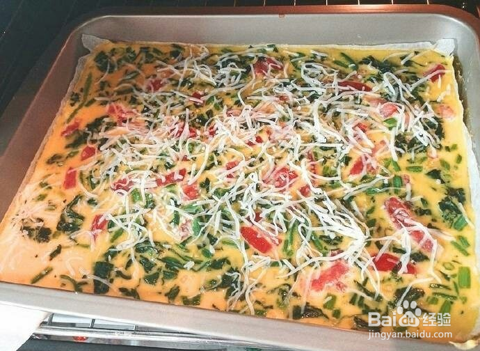 番茄菠菜烤蛋卷的做法