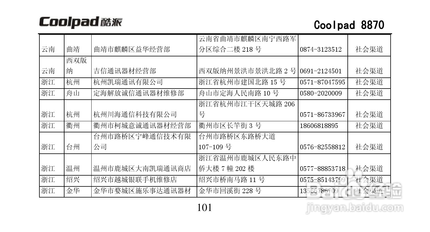 酷派Coolpad 8870手机说明书:[12]