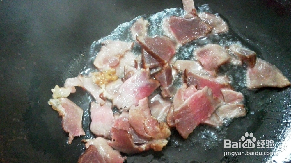 家常菜＆扁豆干炒腊肉的做法