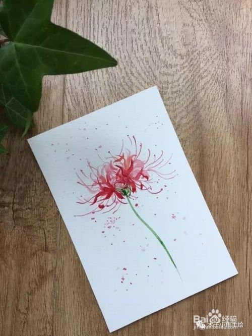 怎么画彼岸花 百度经验 怎么画彼岸花 百度经验
