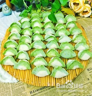 翡翠百财饺子的做法