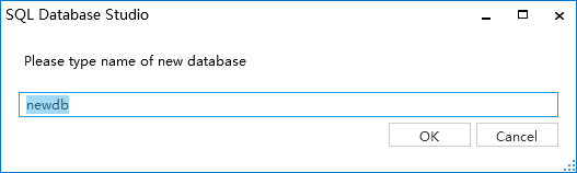 如何使用SQL Database Studio创建数据库