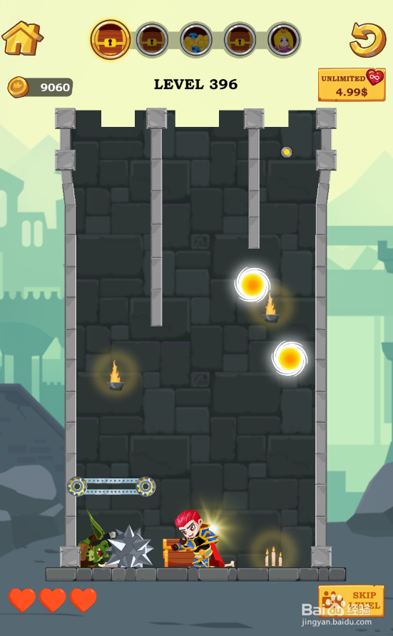 如何通过Super Hero Rescue的Level 396