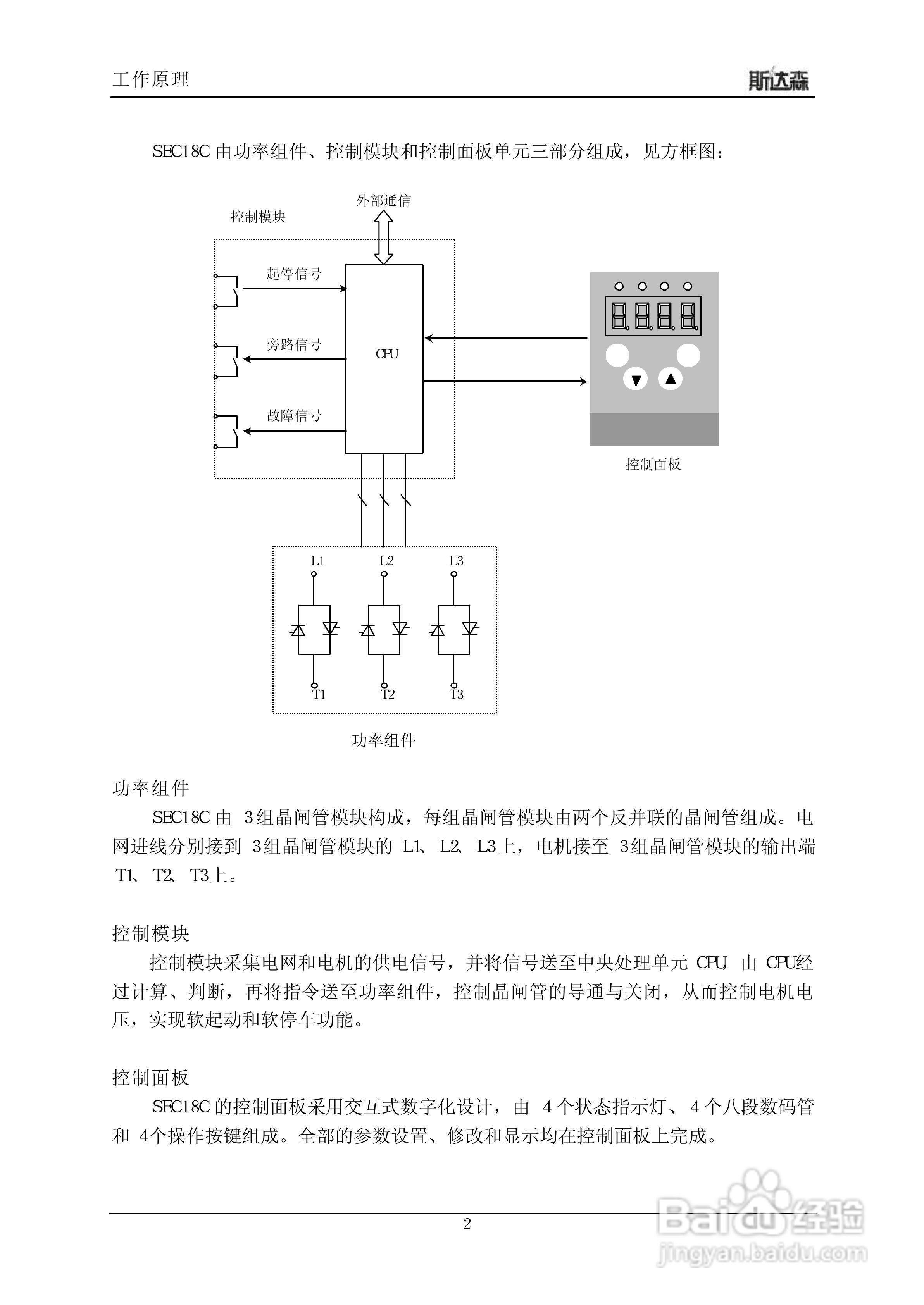 斯达森SEC18C990软起动器用户手册:[1]