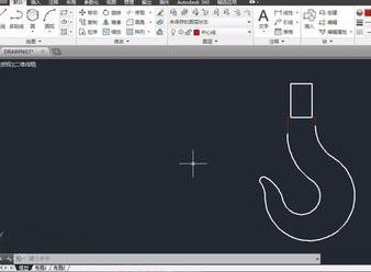 如何使用cad画吊钩