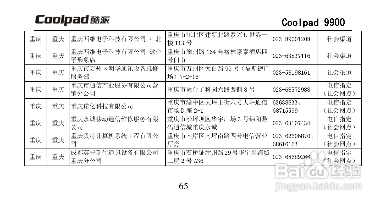 酷派Coolpad 9900手机使用说明书:[8]