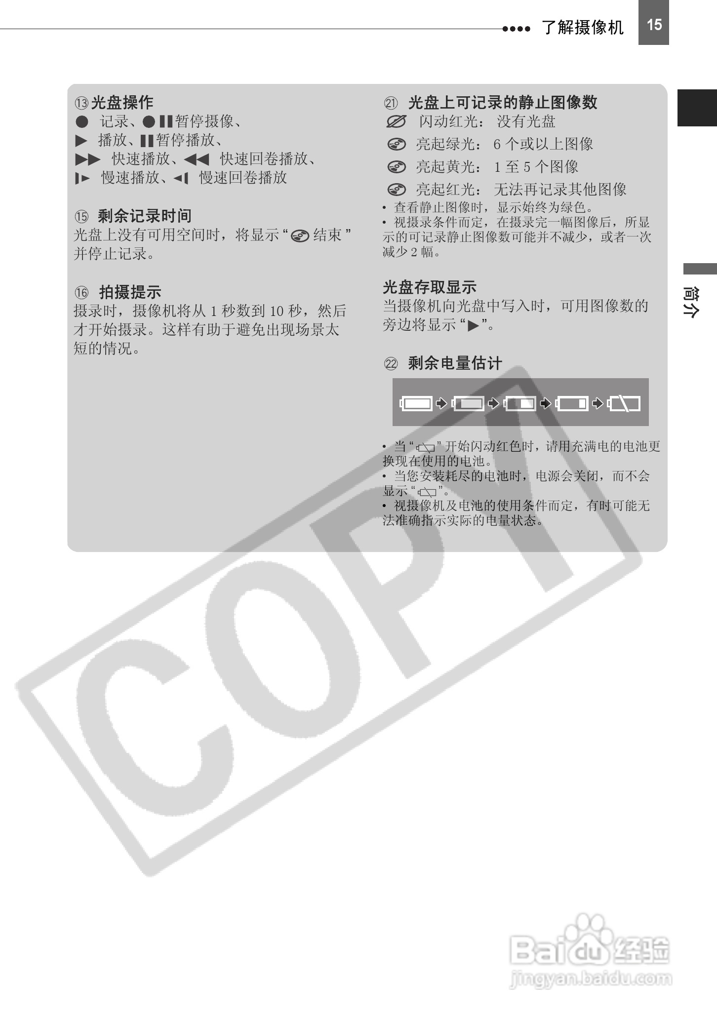 佳能DC201数码摄相机使用说明书:[2]