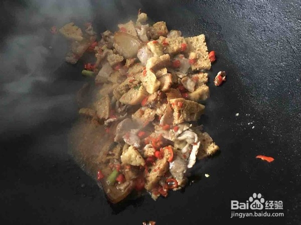 面筋炒肉的制作方法