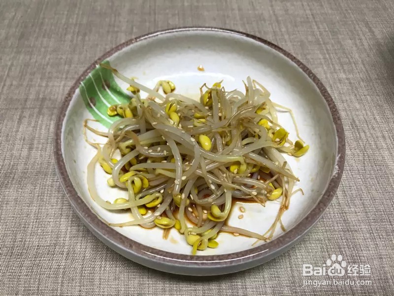 如何做出家常菜系列之凉拌黄豆芽