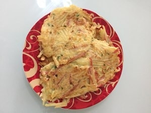 土豆火腿鸡蛋面饼怎么做