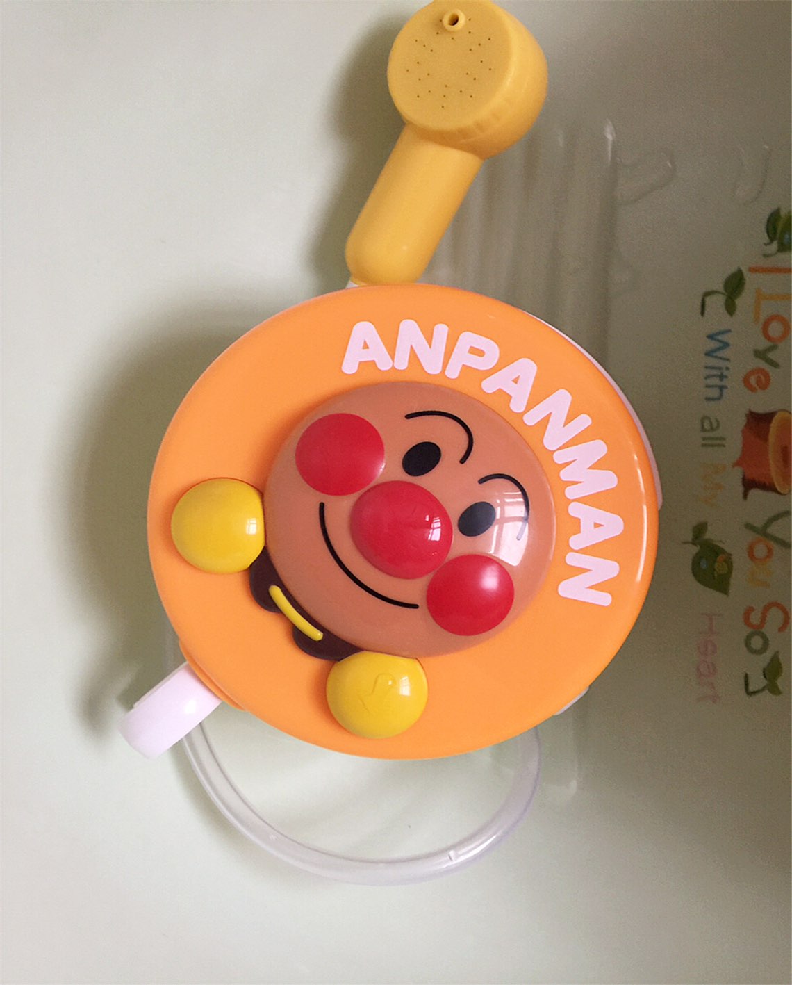 超赞的日本面包超人花洒，专治不爱洗澡宝宝