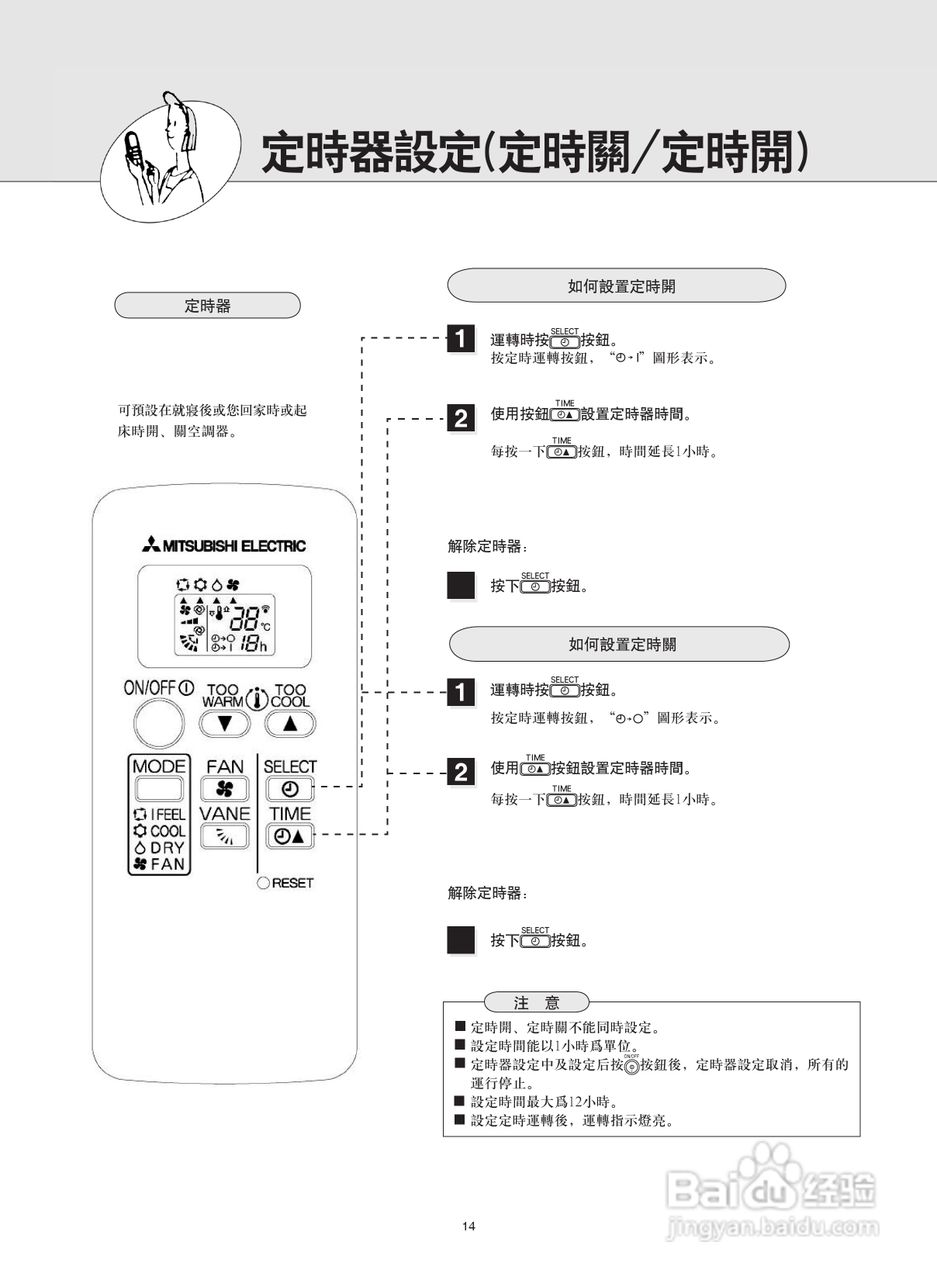 Mitsubishi三菱MSD-CF12VB-H1空调说明书:[2]