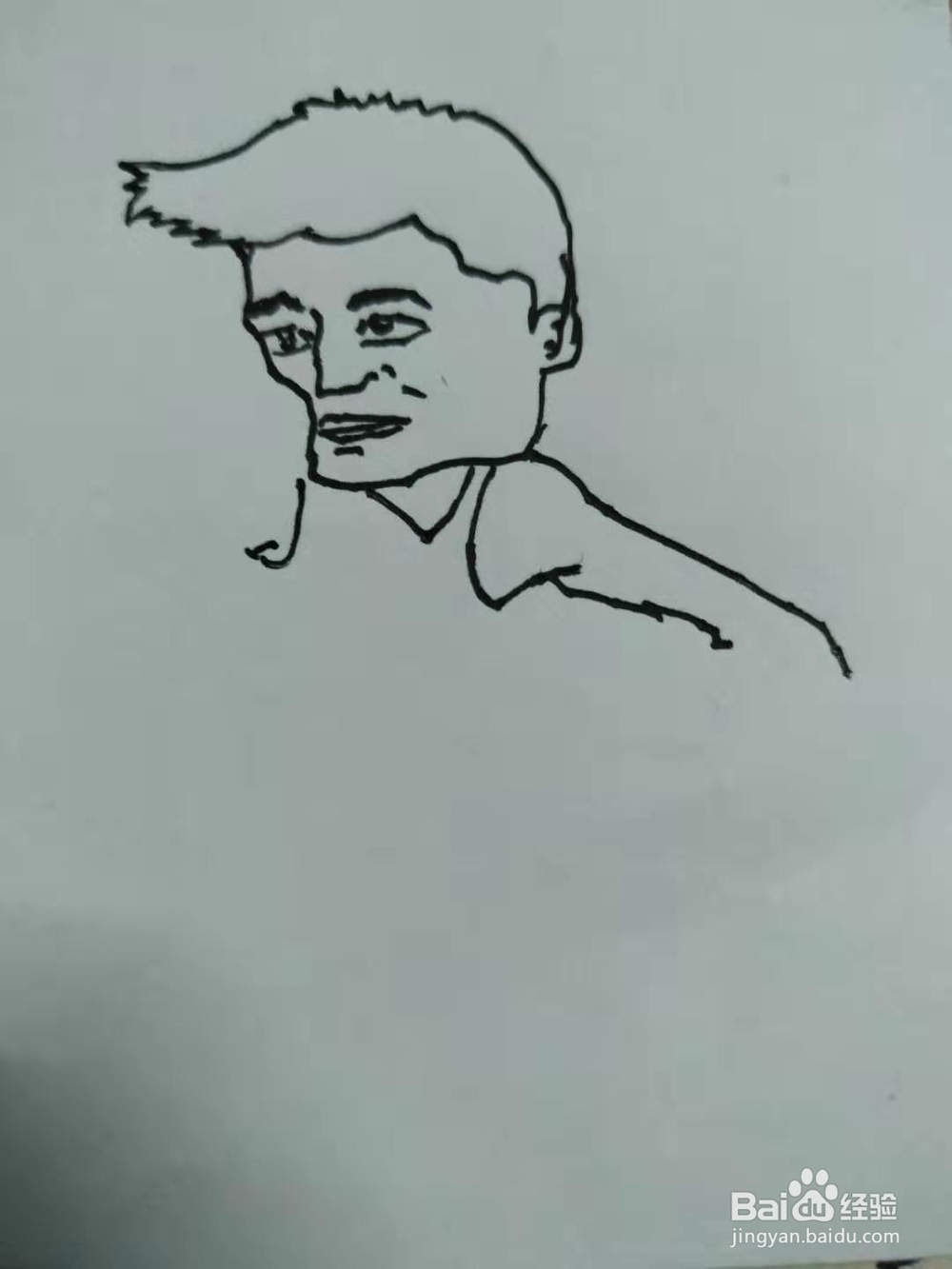 Q版球星姚明手绘教程