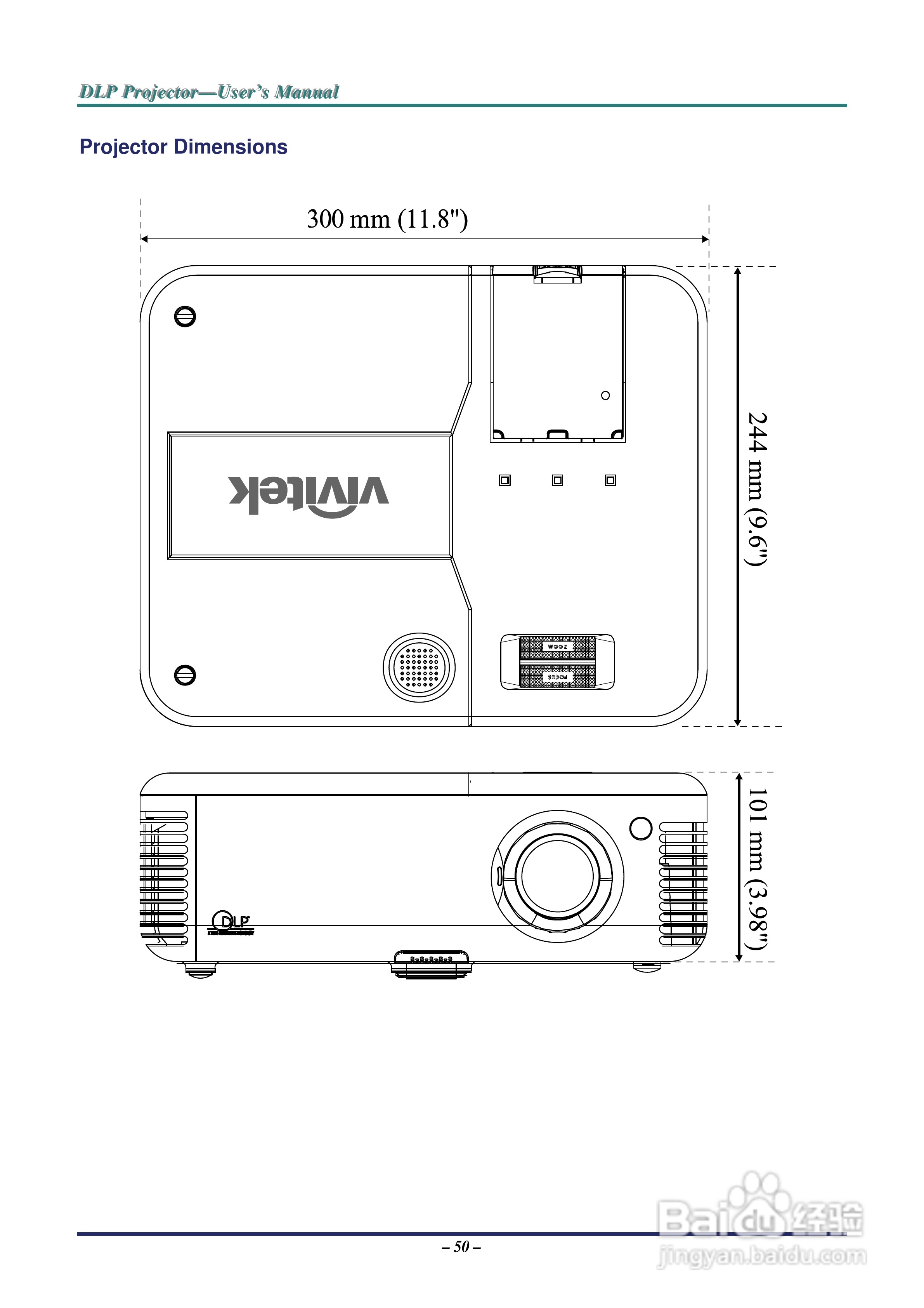 丽讯Vivitek D735VX投影机说明书:[6]