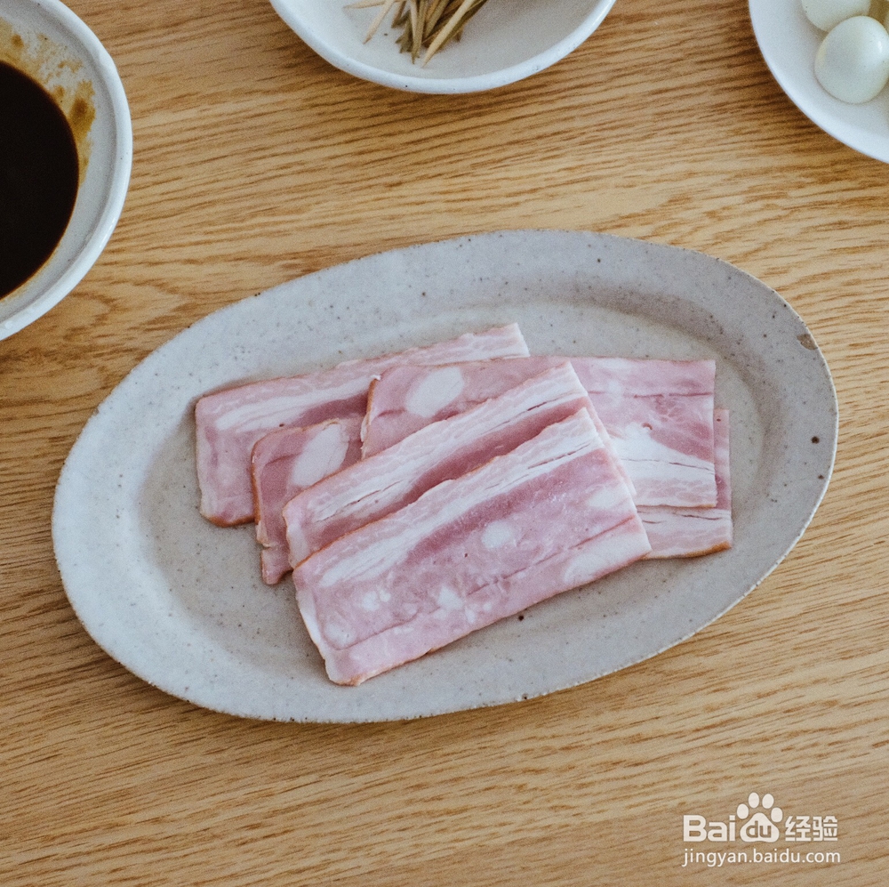 好吃入味的培根卷鹌鹑蛋