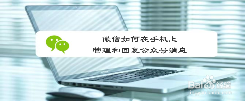 微信如何在手机上管理和回复公众号消息